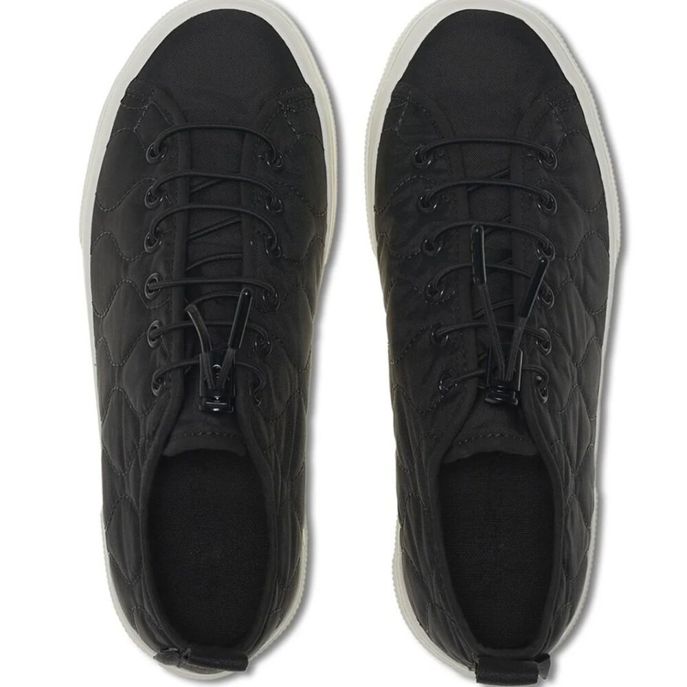 Superga 2625 Tank Quilted Nylon Sneakers, Black Bristol Avorio, Sz 8.5, NWOB